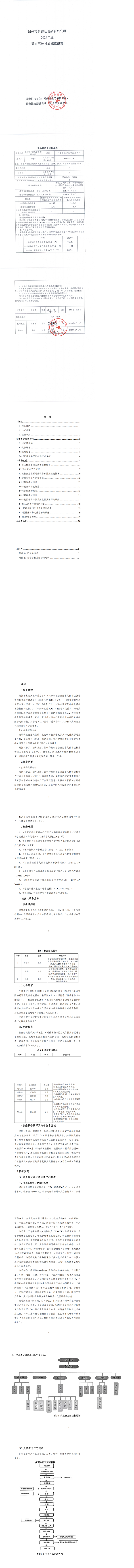 郑州市乡得旺食品有限公司2024年温室气体排放核查报告_00