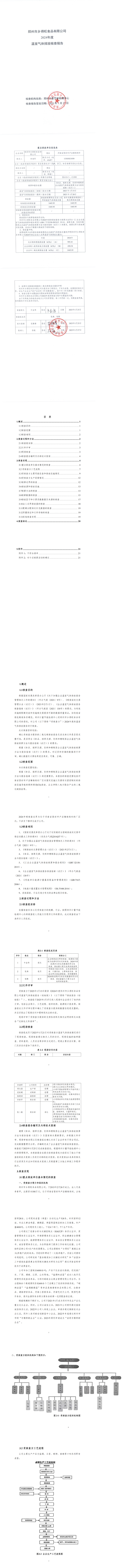 郑州市乡得旺食品有限公司2024年温室气体排放核查报告_00